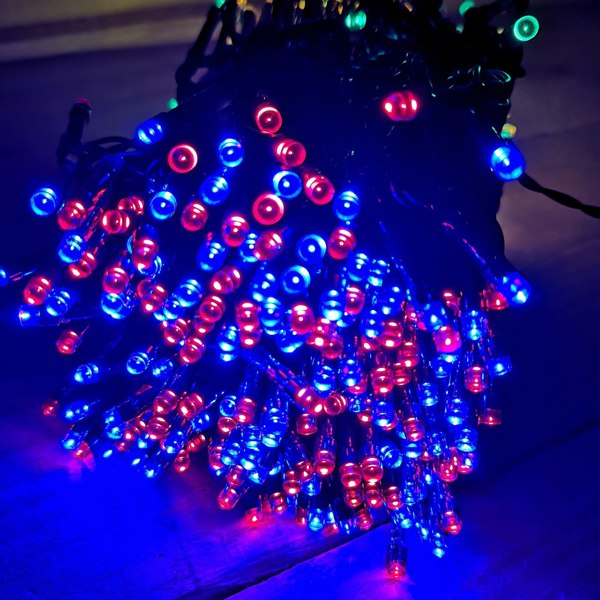 Samuel Alexander 400 LED 40m Premier Christmas Indoor Outdoor Multi Function Battery Operated String Lights with Timer in Multicoloured