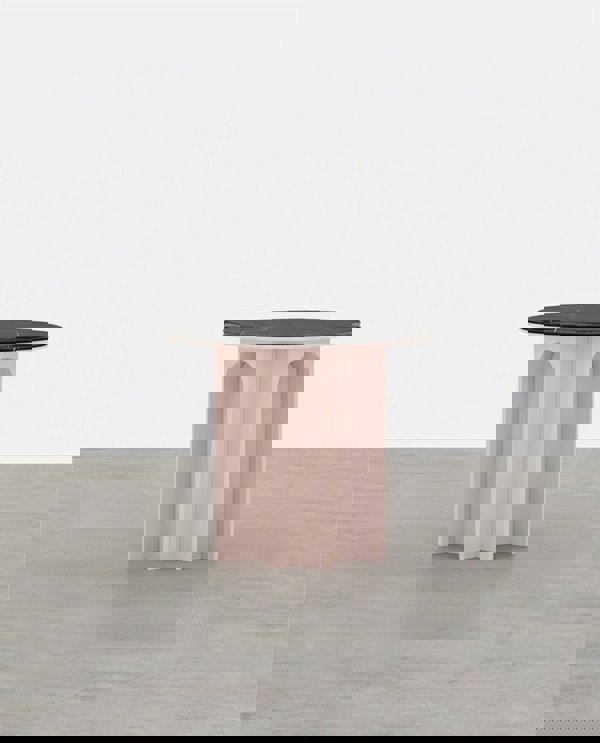 Vogue Roung Side Table, Pink-Weilai Concept