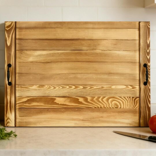 Havendro Multi-functional Cutting Board and Serving Tray, Suitable for Glass Stovetops