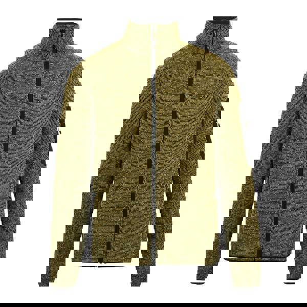 Regatta Mens Newhill Marl Full Zip Fleece Jacket - Wood Brown