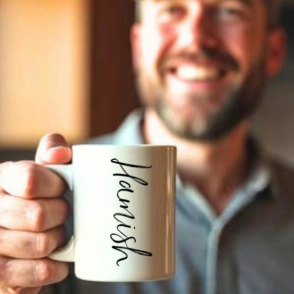 Personalised Script Name Mug Gift | Friend Mum Sister Gift