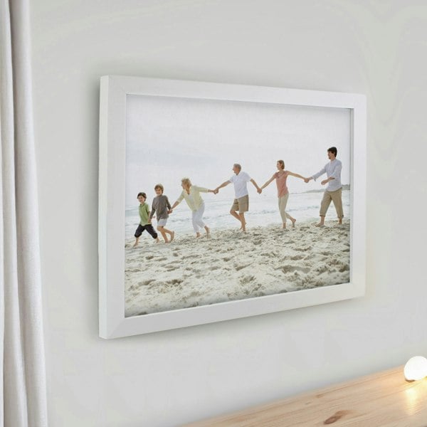 Personalised Memento Company Personalised Photo Upload White Poster Frame