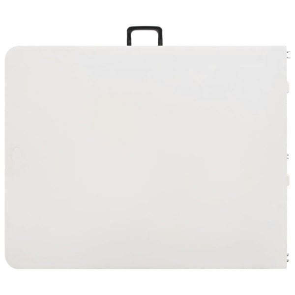Berkfield Folding Garden Table White 180x72x72 cm HDPE