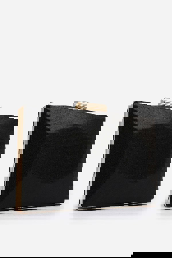 Where's That From Carvela Embellished Evening Clutch In Black