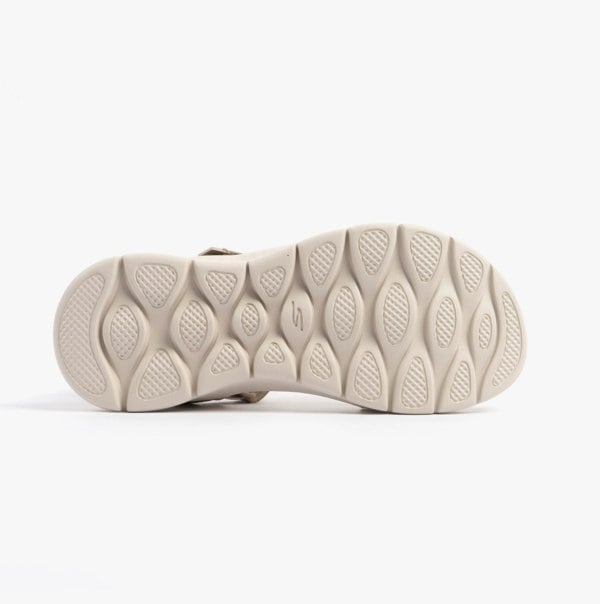 Skechers GO WALK FLEX SANDAL - ILLUMINATE Womens Sandals Taupe
