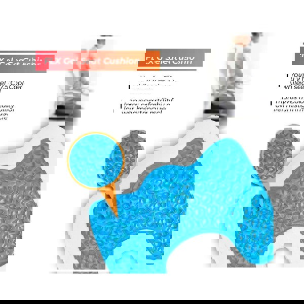 F FLX Energising Excellence Orthopaedic Memory Foam Gel Support Cushion