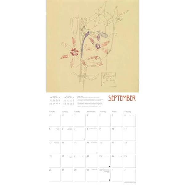 Charles Rennie Mackintosh Calendar 2027, Wall Calendars, Month To View, Art, Gift