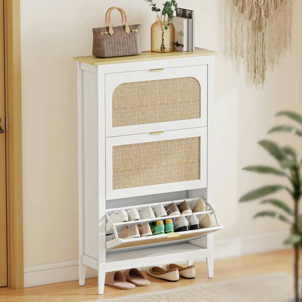 Flip-down Shoe Cabinet