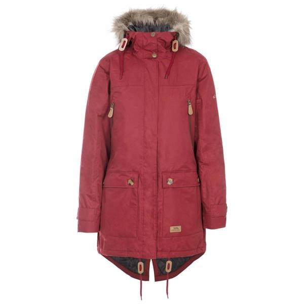 Trespass Womens/Ladies Clea Waterproof Parka - Merlot - 
