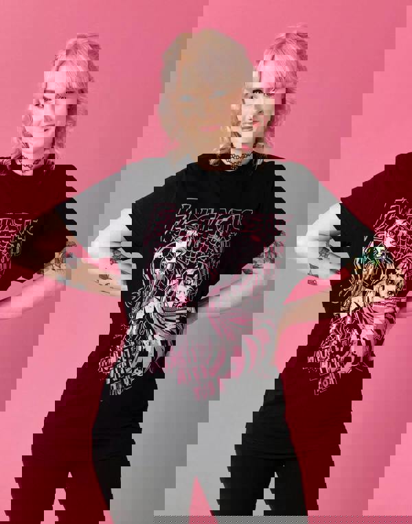 Monster High Womens Black Fangtastic Short Sleeved T-Shirt