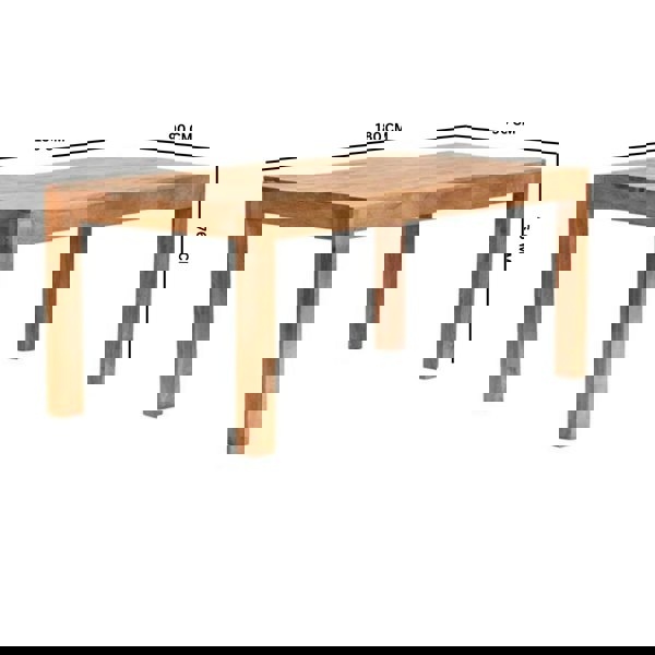 IH Design Logan Light Mango Large Dining Table 6ft (180cm)