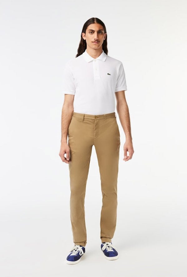 Lacoste Men's New Classic Slim Fit Stretch Cotton Trousers