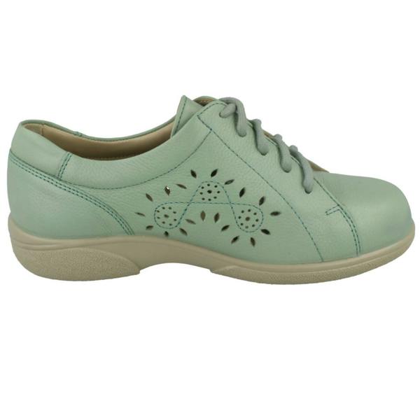 DB Shoes Ladies Easy B Lace Up Trainers With Flower Detailing Carmen
