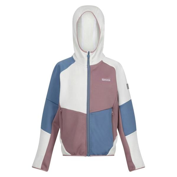 Regatta Childrens/Kids Dissolver VIII Full Zip Fleece Jacket - White/Heather - 