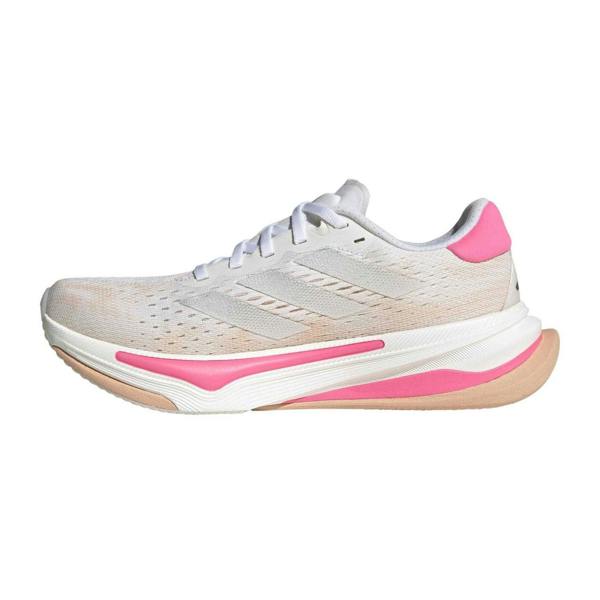 Adidas Womens/Ladies Supernova Prima Trainers - Cloud White/Lucid Pink - 