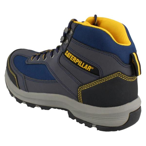 Caterpillar Mens Caterpillar Lace Up Safety Boots Elmore Mid ST S1 P P725077