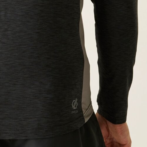 Dare 2B Mens Power Up III Jersey - Black Marl
