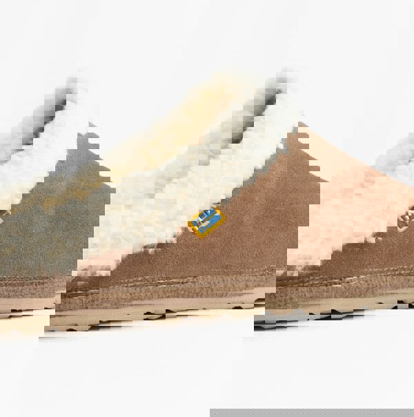 Nordikas 2087 Womens Suede Mule Slippers Piedra