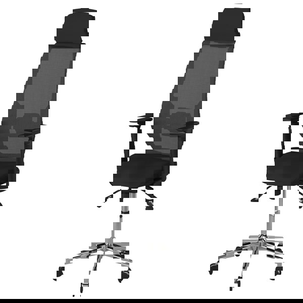 Dorel Home Clifton office chair with wheels in black