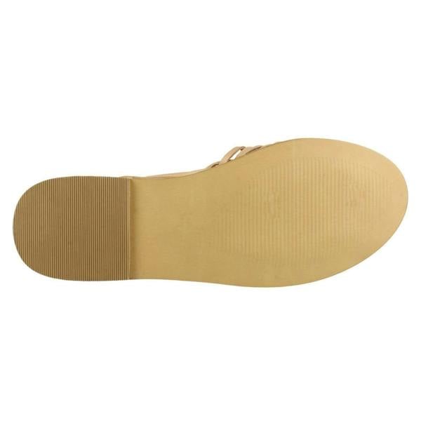 Leather Collection Ladies Leather Collection Flat Weave Sandals F00145
