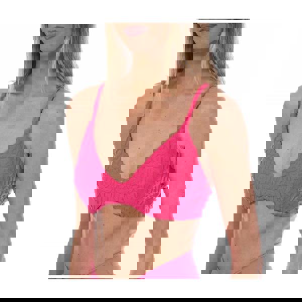 Hugo Womens/Ladies Towel Triangle Cups Bikini Top - Pink - 