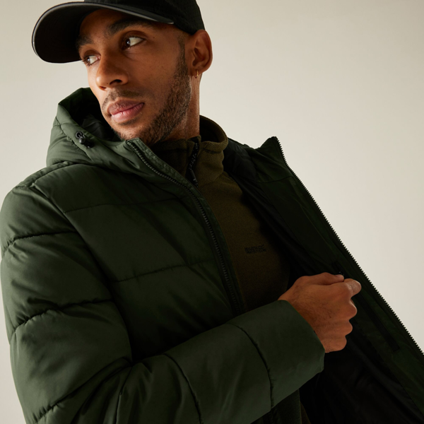 Regatta Mens Lakiver Padded Jacket - Dark Khaki