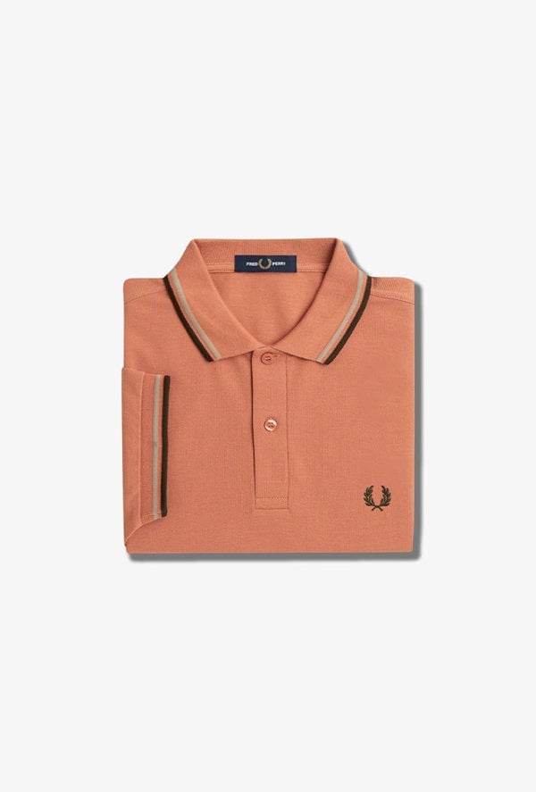Fred Perry Men's Twin Tipped Polo Shirt - Orange