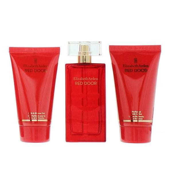 Elizabeth Arden Red Door 3 Piece Gift Set: Eau de Toilette 30ml - Body Lotion 50ml - Bath And Shower Gel 50ml