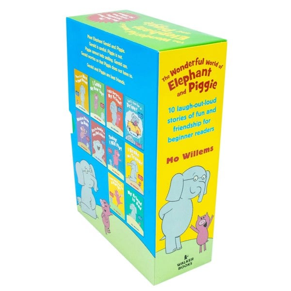 Walker Books The Wonderful World of Elephant and Piggie Series 10 Books Collection by Mo Willems