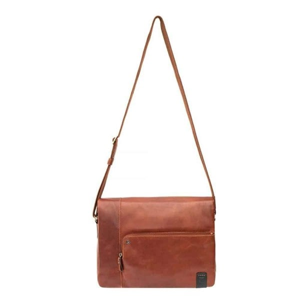 PRIMEHIDE Leather Messenger Bag - Tuscan