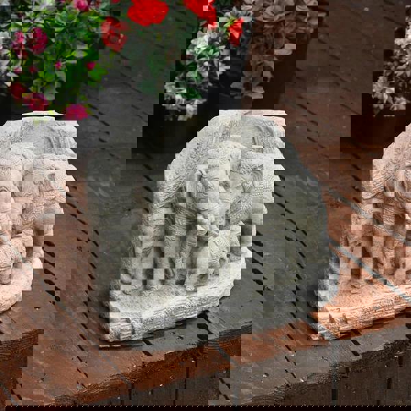 Stunning Elephant Family Garden Ornament