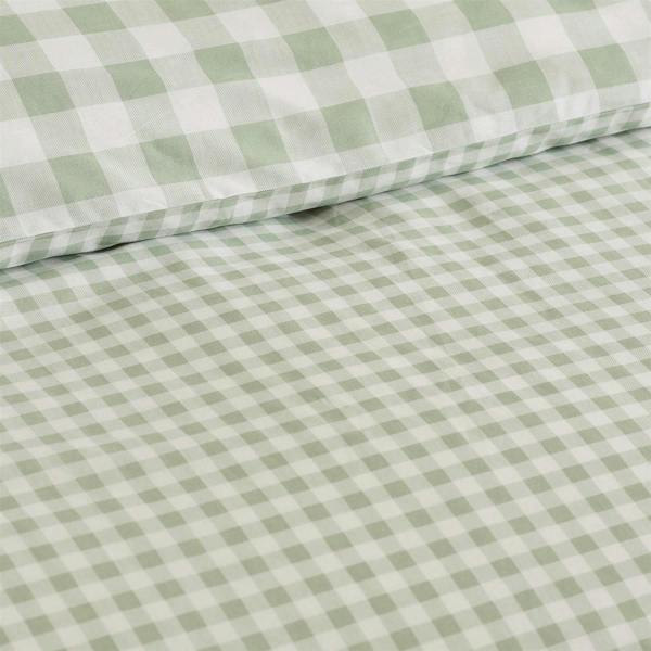 Bamford Gingham Check Green Duvet Cover Set