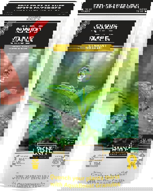 Bronte Heritage AquaBoost Water Retaining Granules 50g – Reduce watering, prevent drought stress & boost stronger root growth for all plants