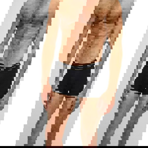 BOSS Orange 5 Pack Mens Essential Trunks NOS - Black 001