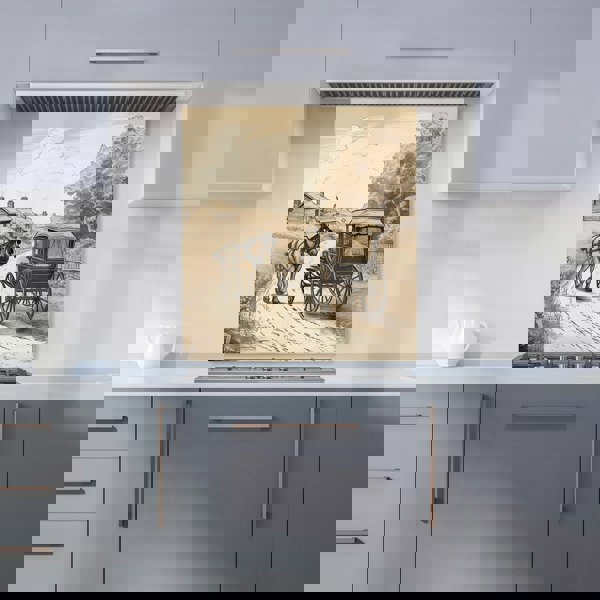 Warren Reed - Designer A Horse And His Cart Kitchen Splashback