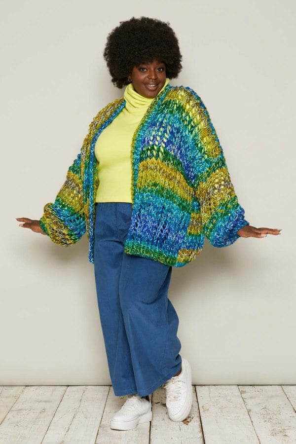 Bo Carter Hand Knitted Norma Cardigan - Jungle