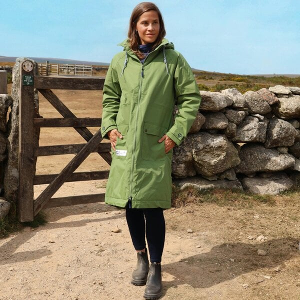 Lazy Jacks LJ159 - Longline Snug Lined Coat - Sage
