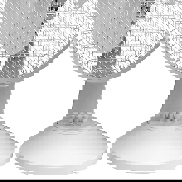 igenix 9 Inch Desk Fan, 2 Speeds, White