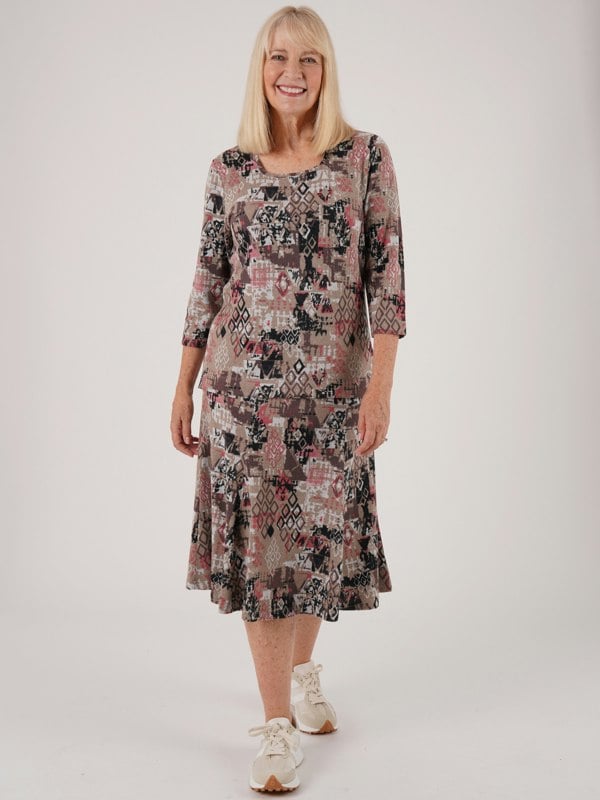 TIGI-Wear Tiled Print Skirt