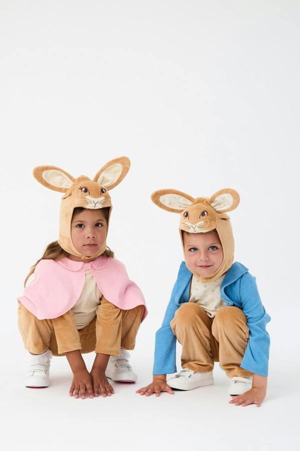 Vanilla Underground Peter Rabbit Girls Multicoloured Flopsy Bunny 2 Piece Costume