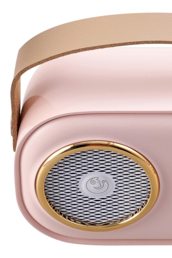 Living and Home Portable Retro Pink bluetooth Karaoke Machine Speaker System with Wireless Microphones