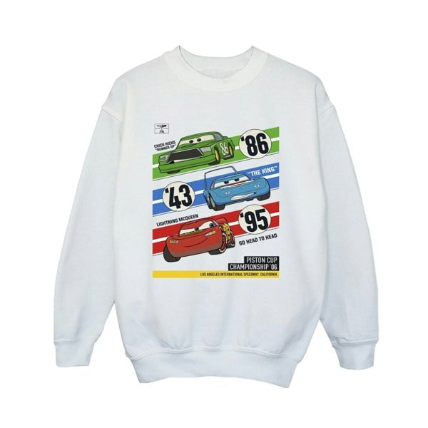 Disney Boys Cars Piston Cup Champions Sweatshirt - White