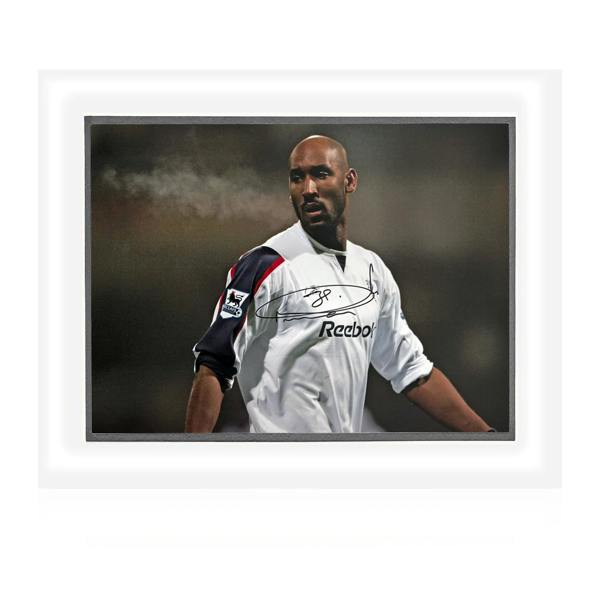 Nicolas Anelka Signed Bolton Wanderers Mount