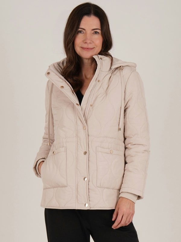 TIGI-Wear Padded Coat With Hood