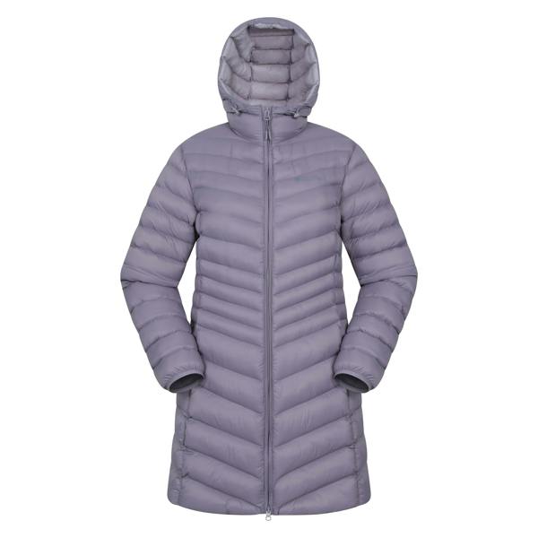 Mountain Warehouse Womens/Ladies Florence Long Padded Jacket - Dusky Purple - 