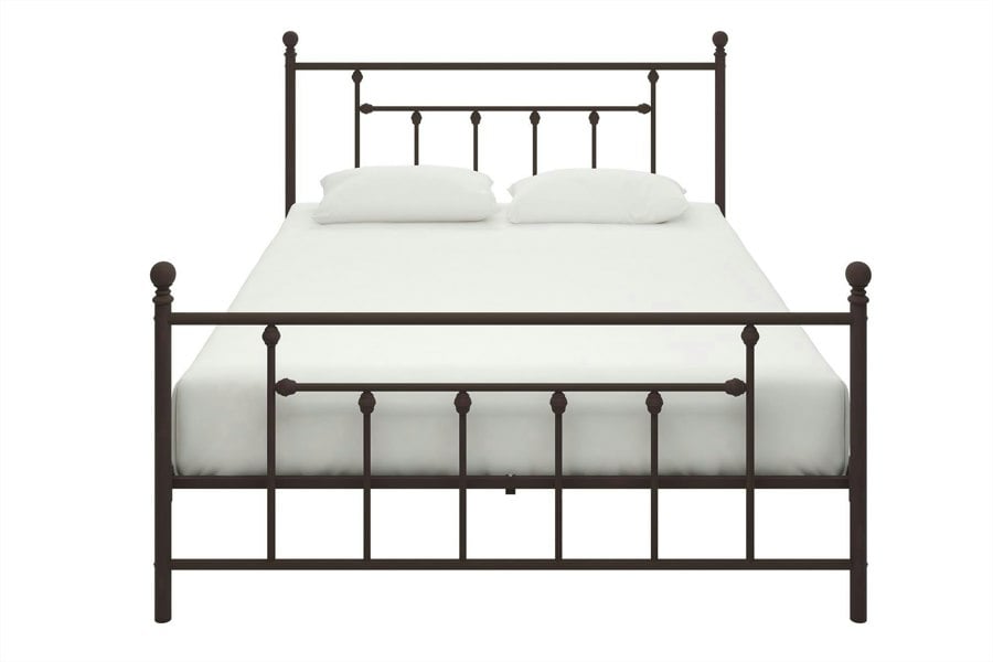 Dorel Home Manila Metal Bed Bronze Look - King