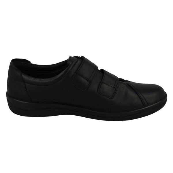 Padders Ladies Padders Soft Leather Adjustable Shoes Cosmic