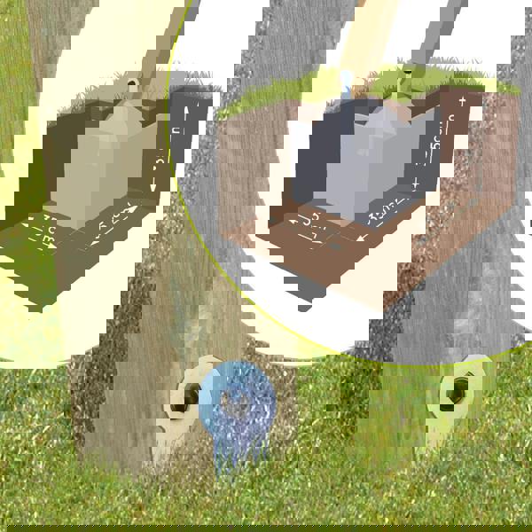 Soulet Ambre Infant & Child Double Wooden Swing Set