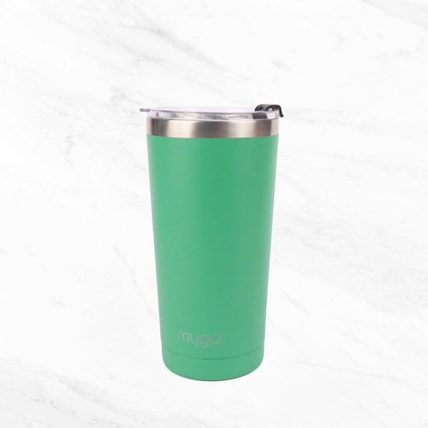 Myga Capri Insulated Coffee Cups – Available in Green, Yellow, and Pink for Vibrant Hydration