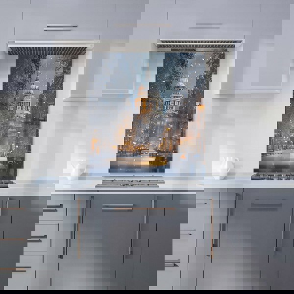 Warren Reed - Designer Winter's Embrace at St. Paul's Kitchen Splashback